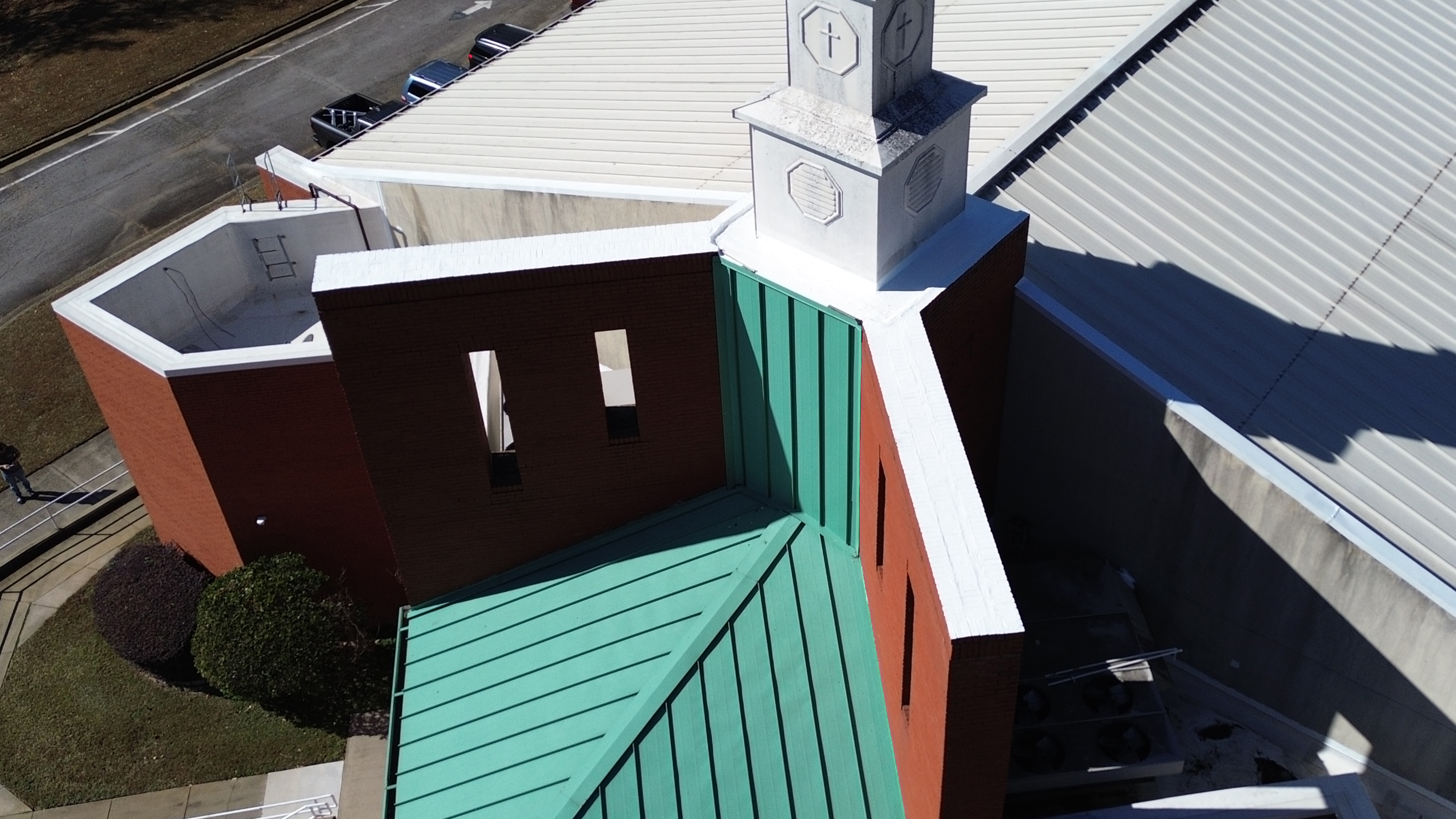 Steeple silicone application